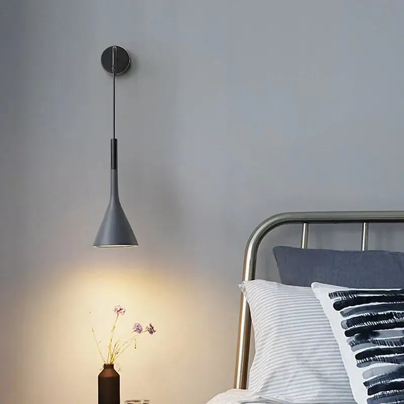 Black Nordic LED Sconce