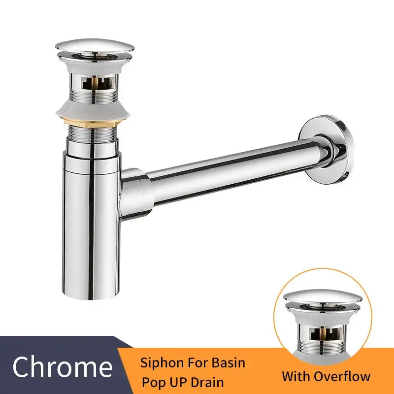 Black Round Bottle Trap