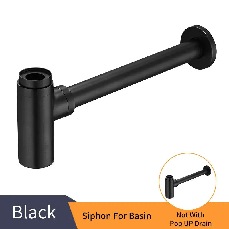 Black Round Bottle Trap