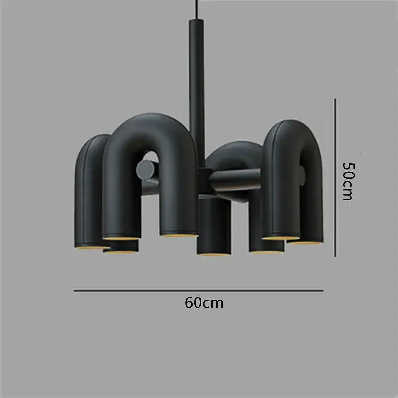 Black Tube Wall Sconce