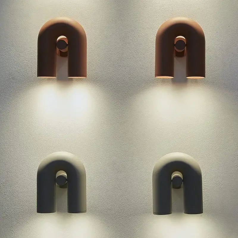 Black Tube Wall Sconce