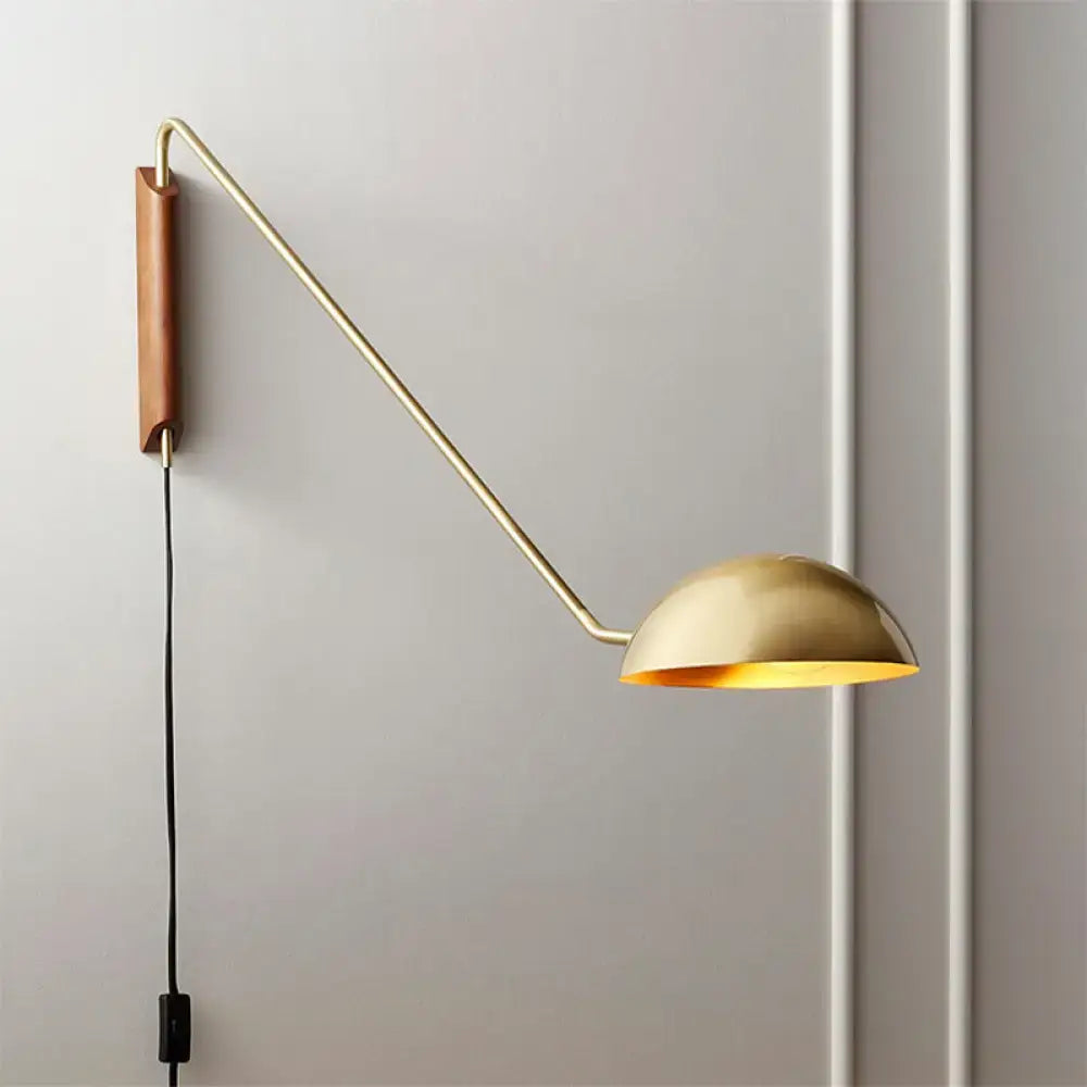 Black Swing Arm Sconce