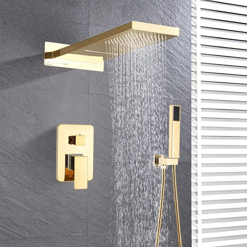 Black Shower Faucet System