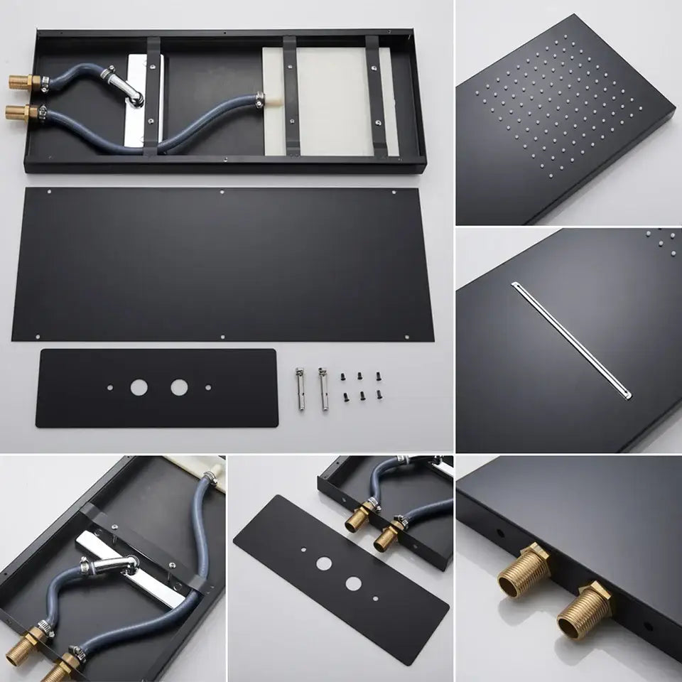 Black Shower Faucet System