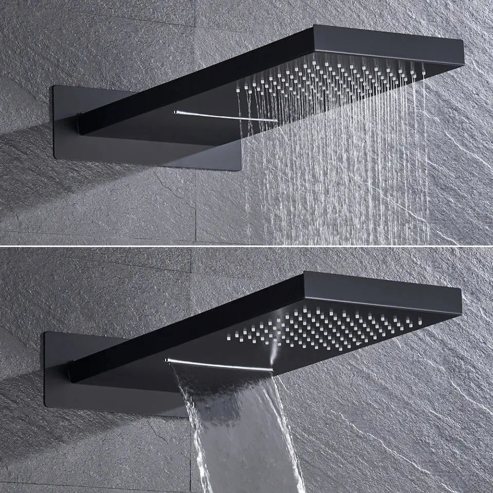 Black Shower Faucet System