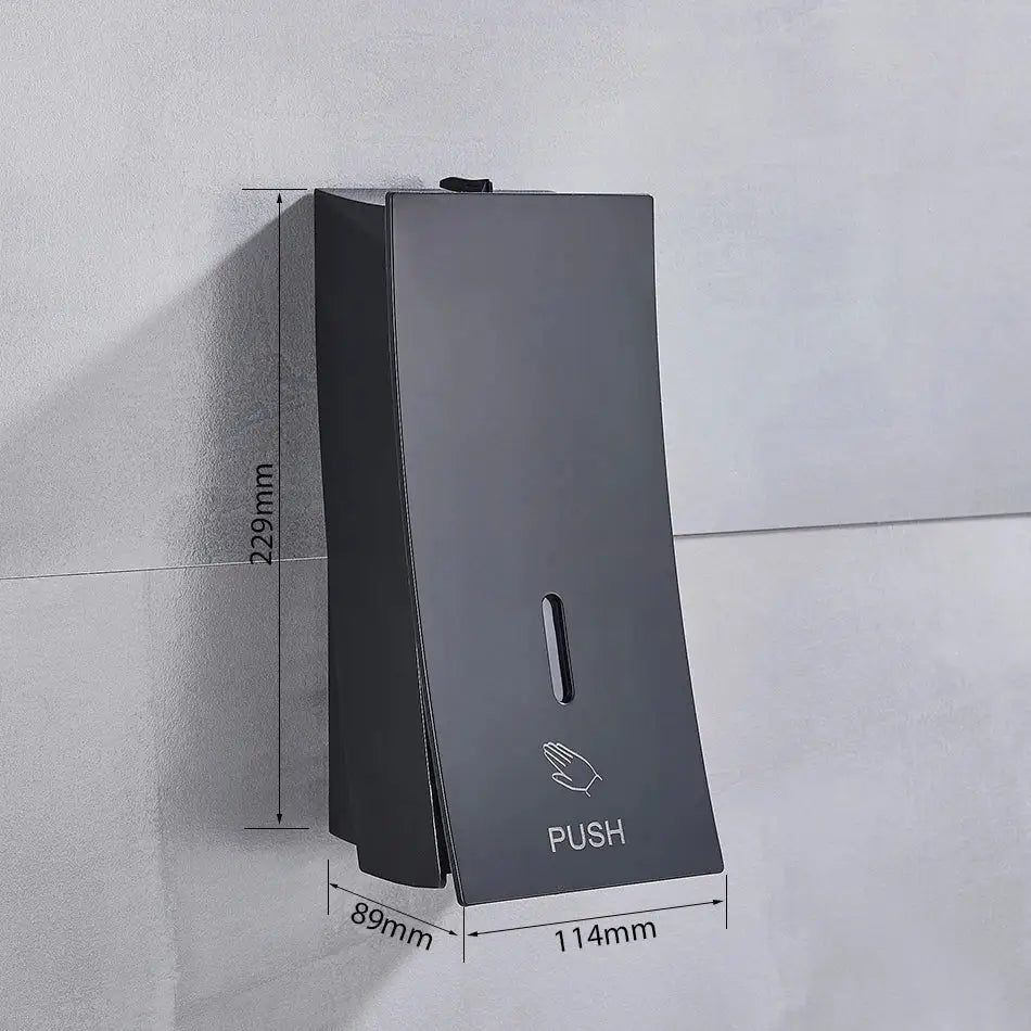 Black Wall Soap Dispenser