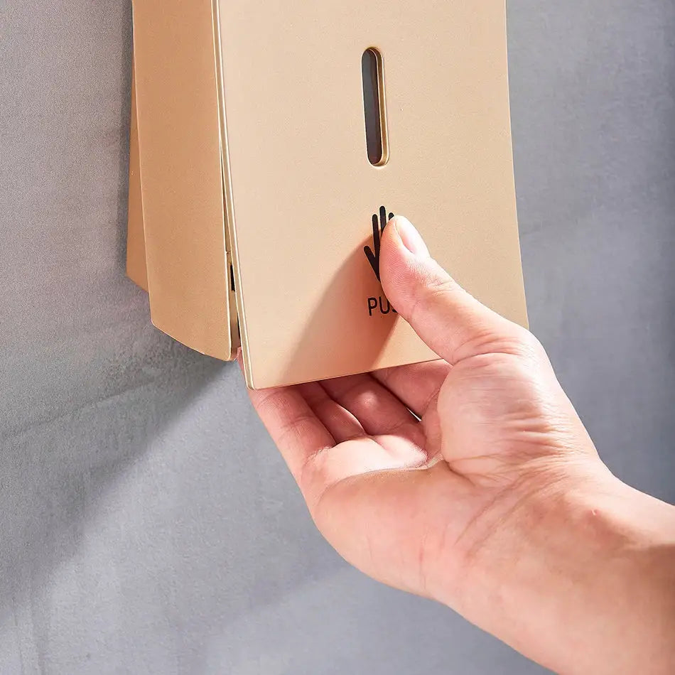 Black Wall Soap Dispenser