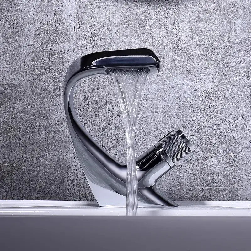 Chrome Single Handle Faucet for Kitchen or Bath