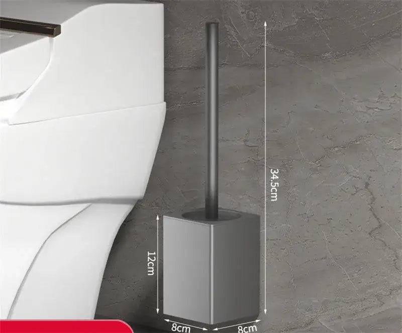 Black Metal Toilet Brush