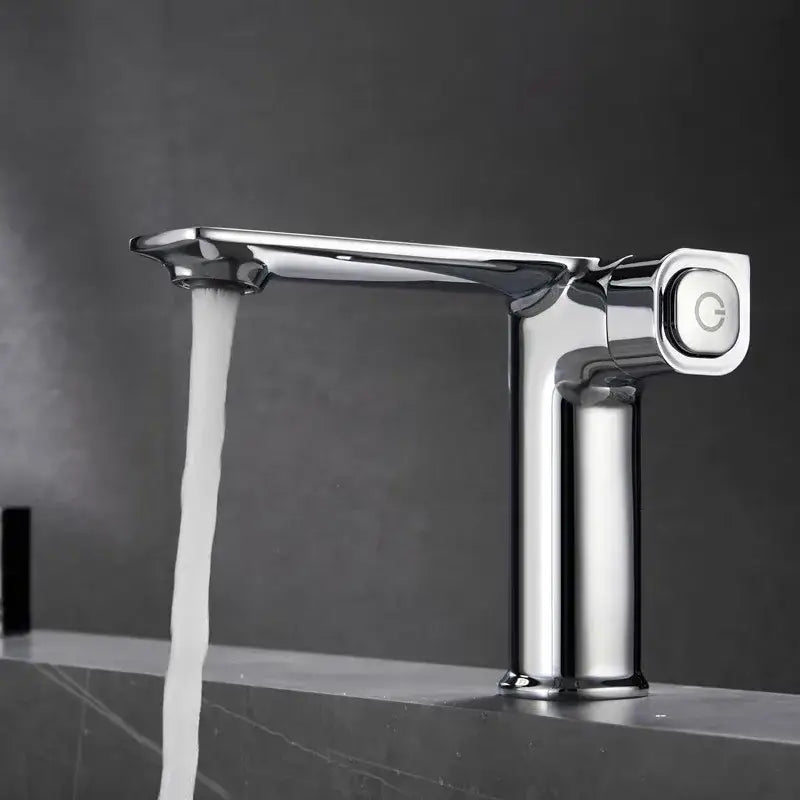 Gray Sink Mixer Tap