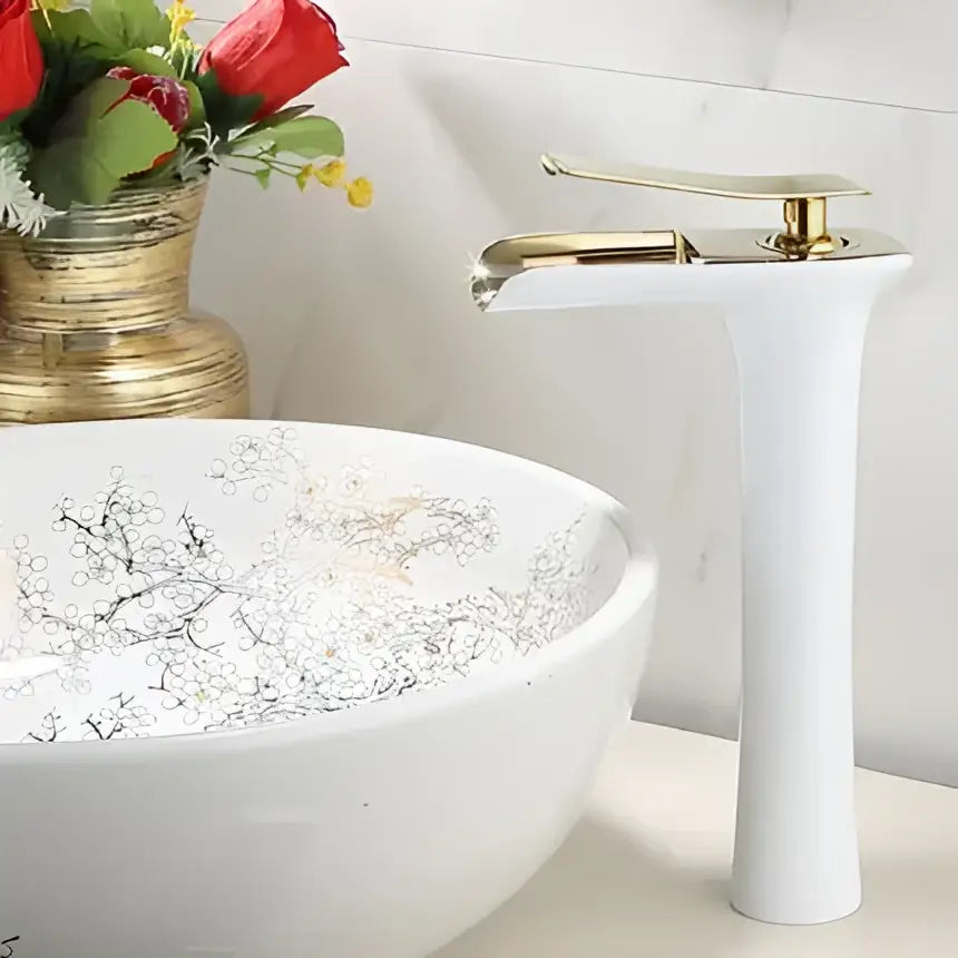 Grey Brass Waterfall Faucet