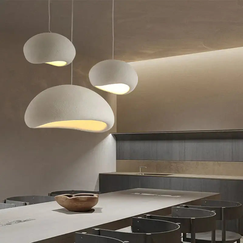 White Industrial Wind Chandelier