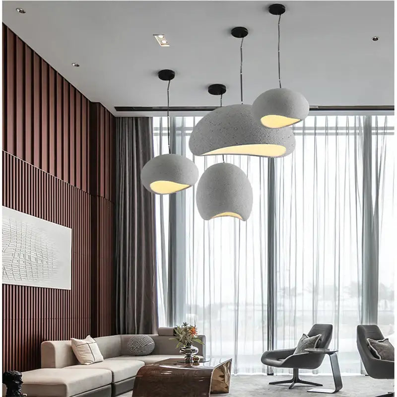 White Industrial Wind Chandelier