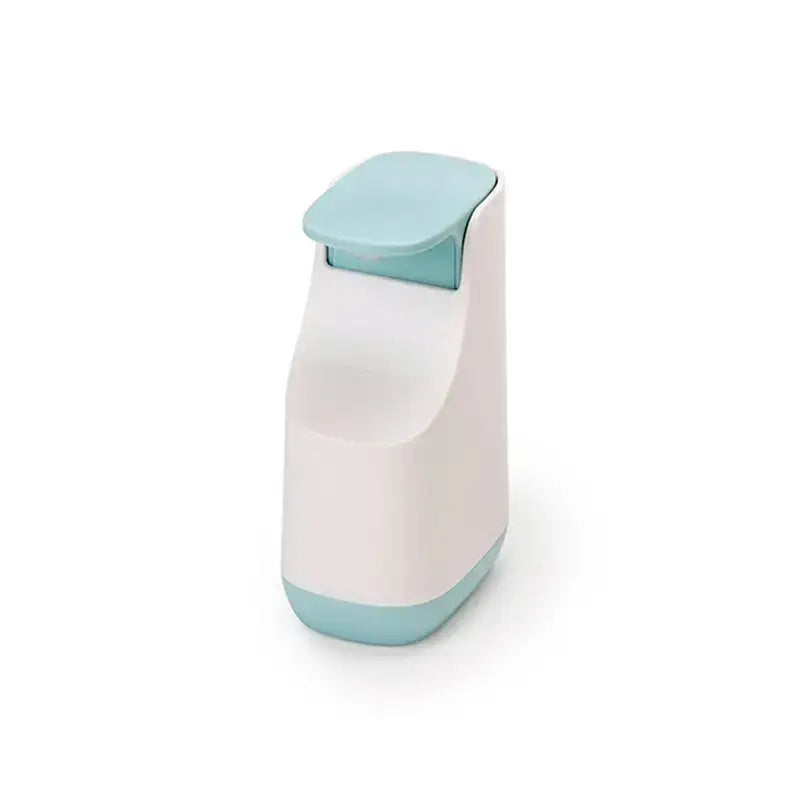 White Teal Soap Dispenser