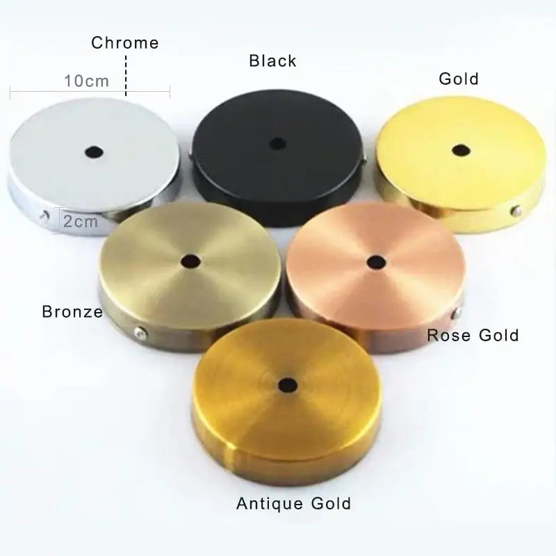 Chrome Metal Ceiling Base
