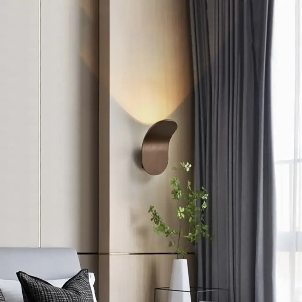 Black Gold Wall Sconce Industrial Bracket