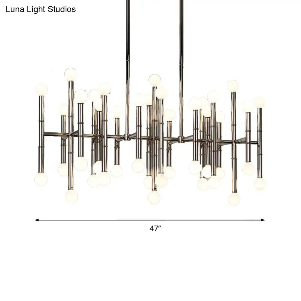 Gold Metal Island Chandelier