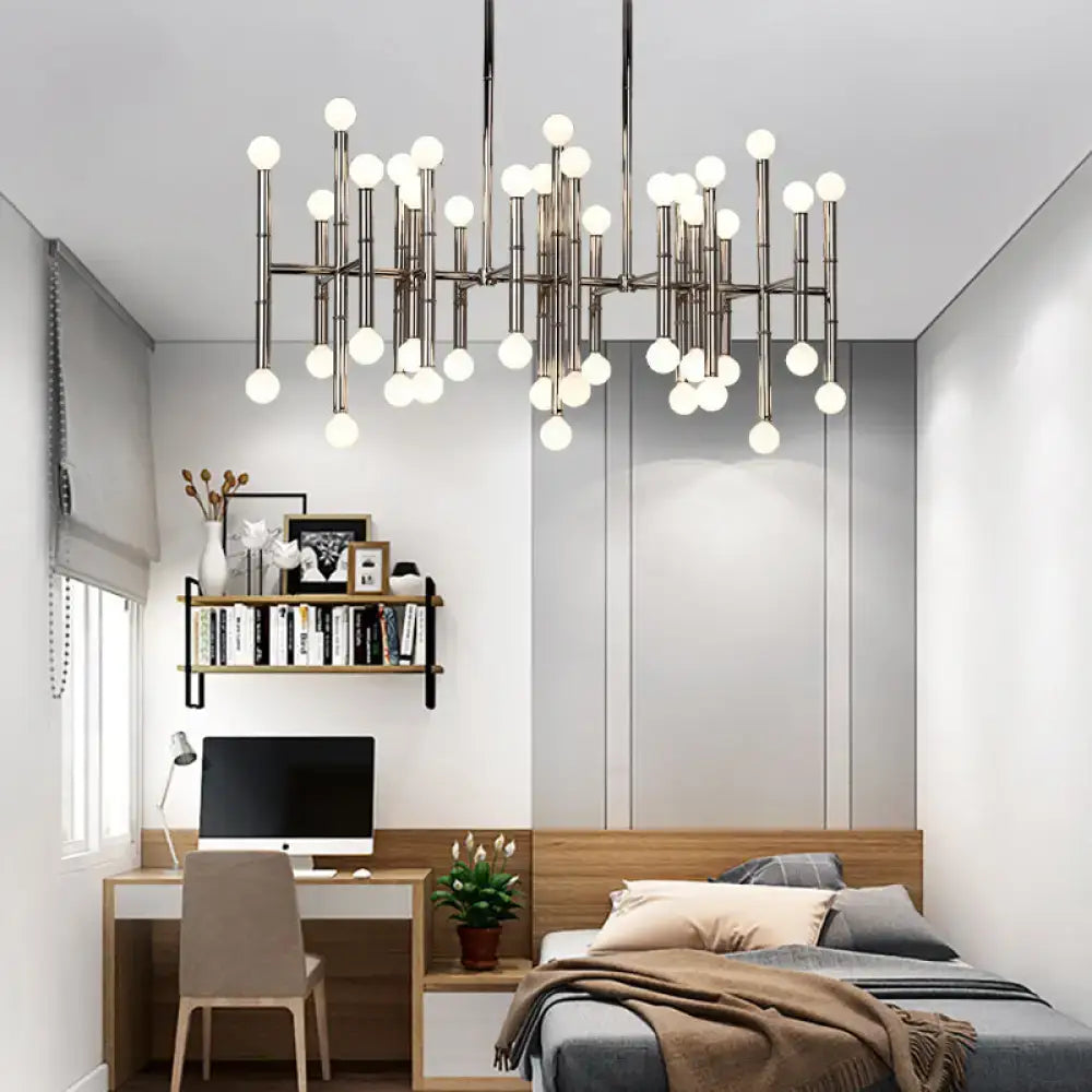 Gold Metal Island Chandelier