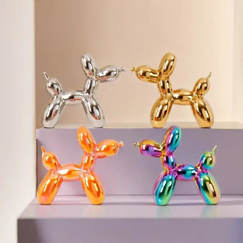Ceramic Balloon Dog Statue