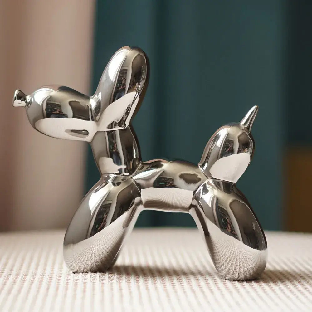 Ceramic Balloon Dog Statue
