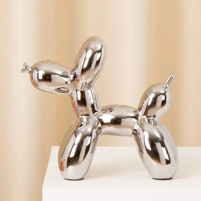 Ceramic Balloon Dog Statue