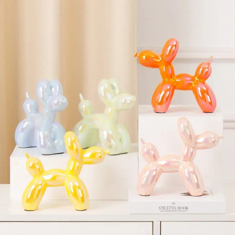 Ceramic Balloon Dog Statue