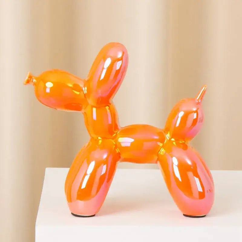 Ceramic Balloon Dog Statue