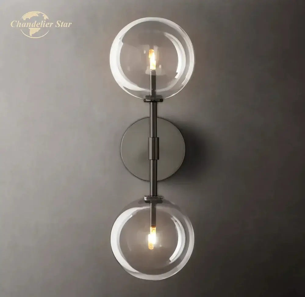 Glass Globe Wall Sconce