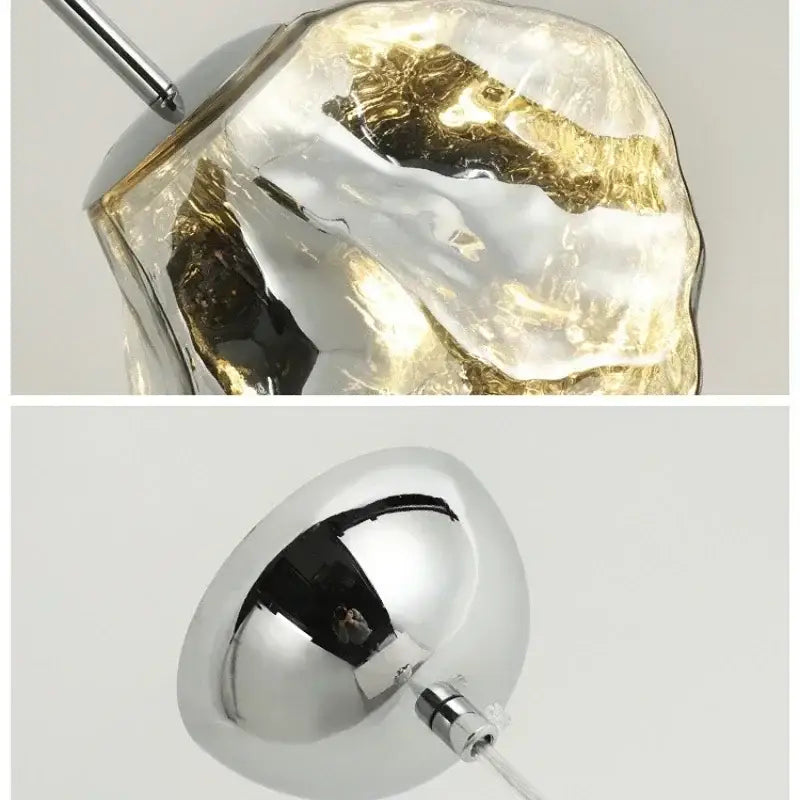 Smoky Grey Ice Pendant Light