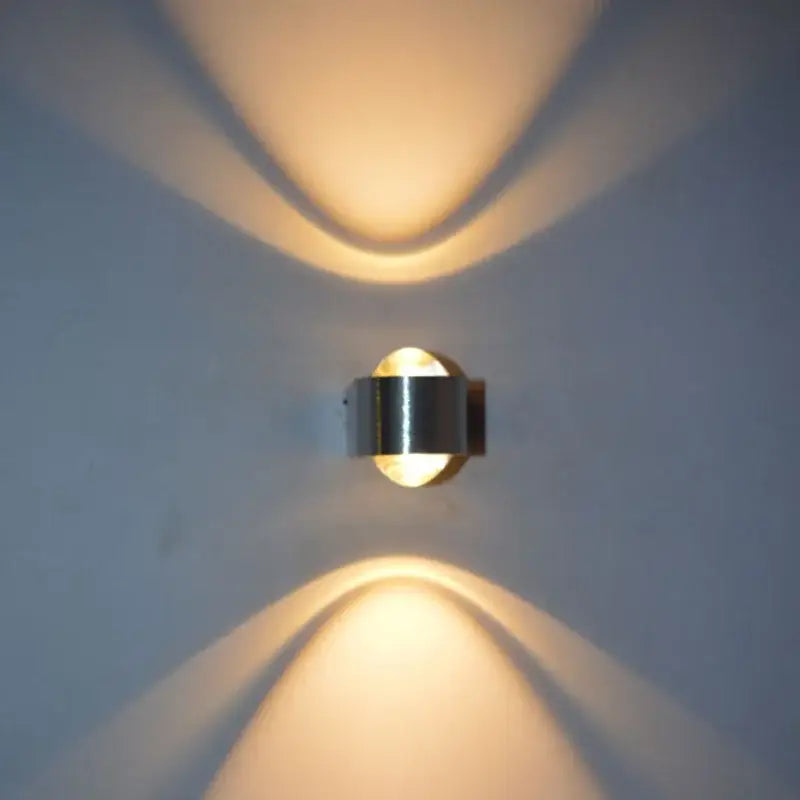 Red Aluminum Wall Lamp