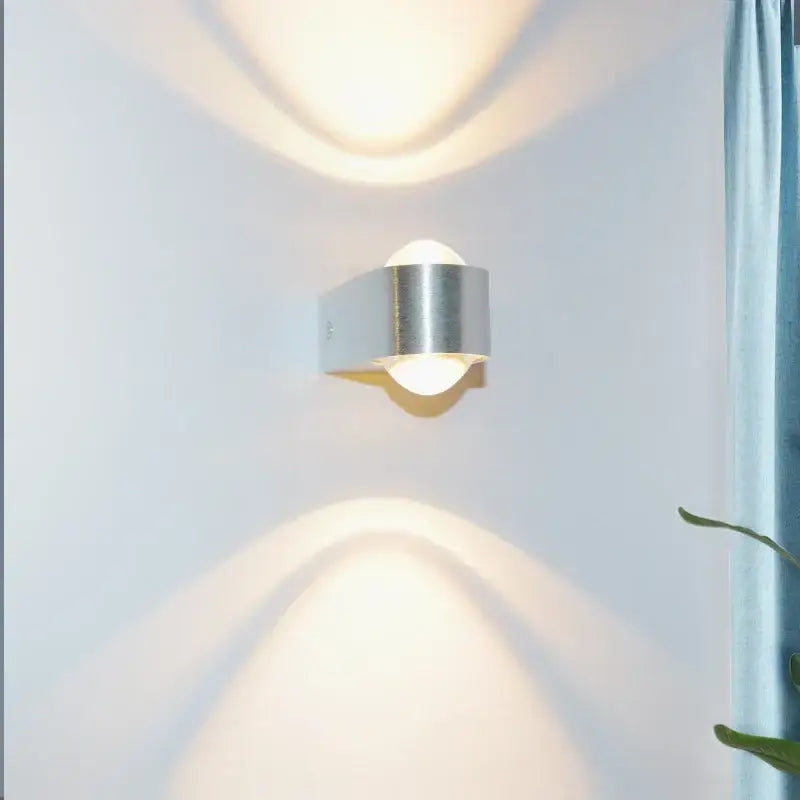 Red Aluminum Wall Lamp