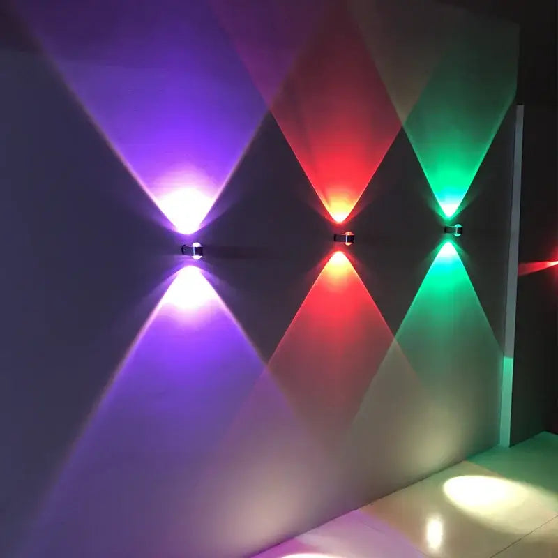 Red Aluminum Wall Lamp