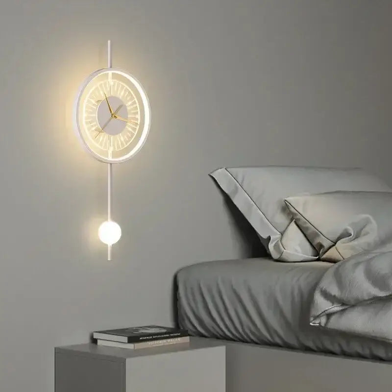 Black LED Wall Clock