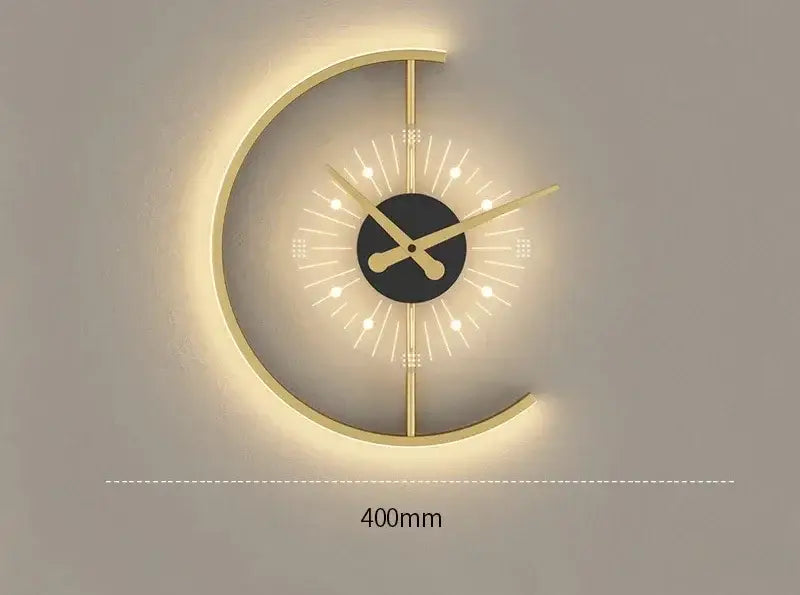 Black LED Wall Clock