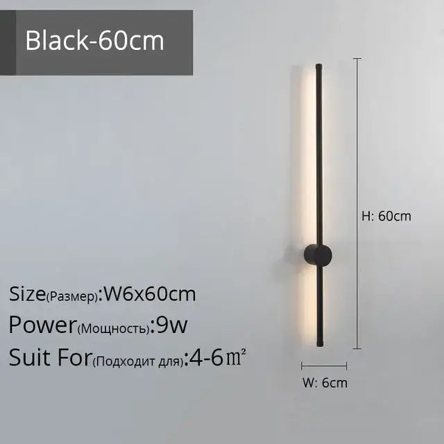 Black Staircase Wall Light