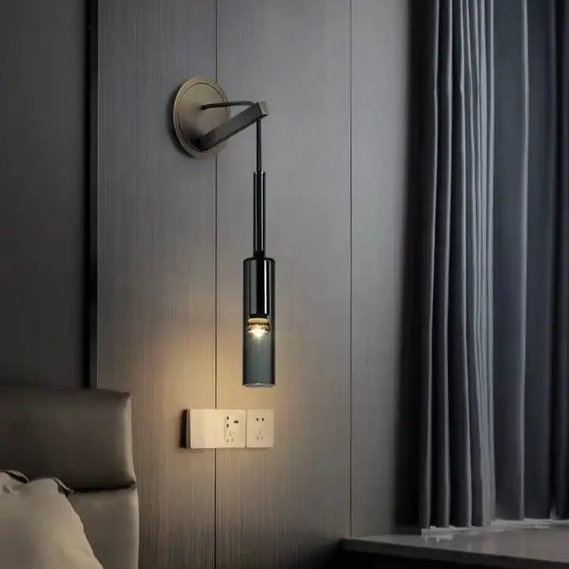 Copper Crystal Wall Lamp