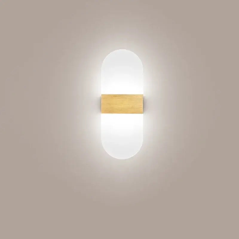 Black LED Bedroom Sconce