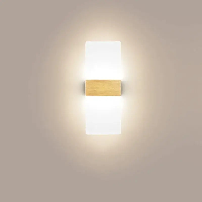 Black LED Bedroom Sconce