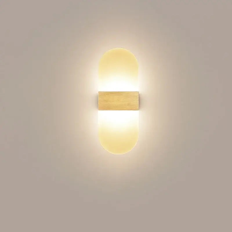 Black LED Bedroom Sconce