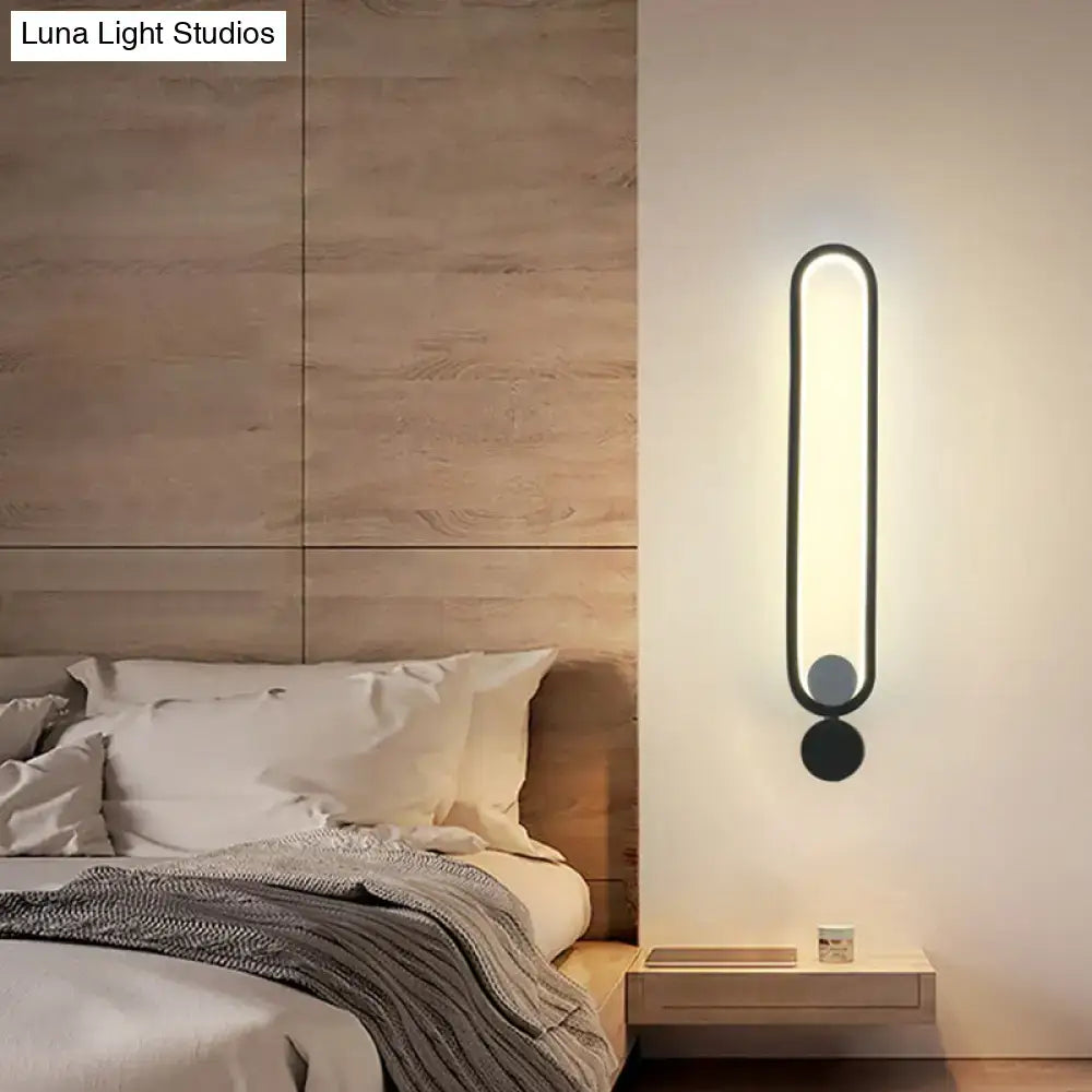 Black Adjustable LED Sconce