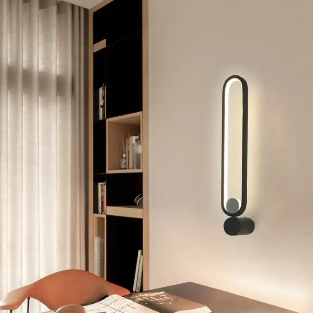Black Adjustable LED Sconce