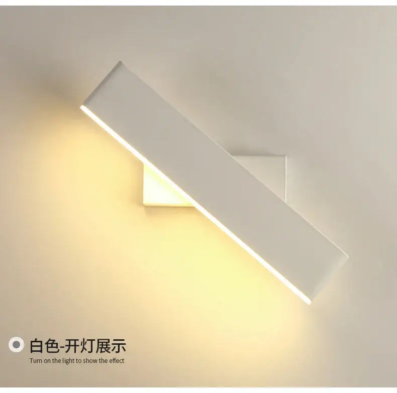 Black Rotate Wall Lamp