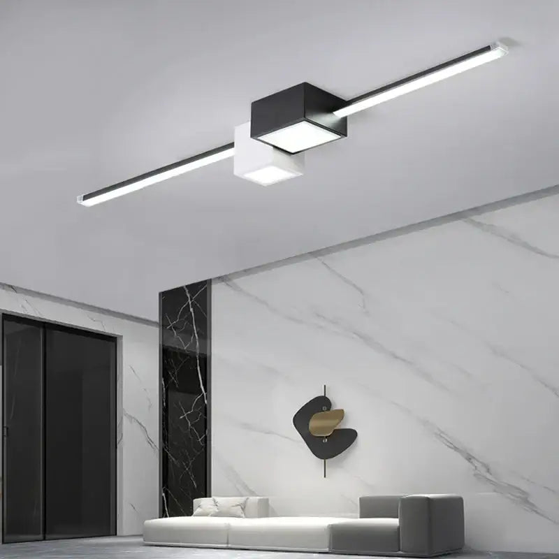 Black White Ceiling Light