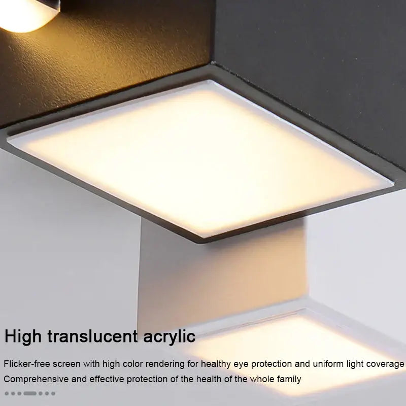 Black White Ceiling Light