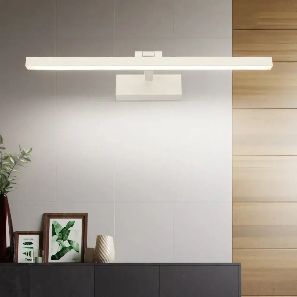 Black LED Mirror Lamp Aluminum Construction