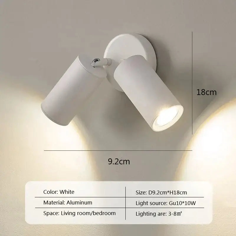 White Modern Wall Spotlight