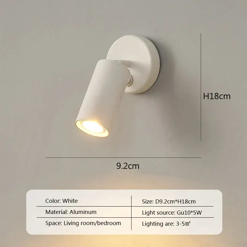 White Modern Wall Spotlight