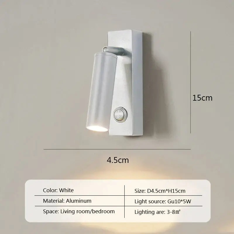 White Modern Wall Spotlight