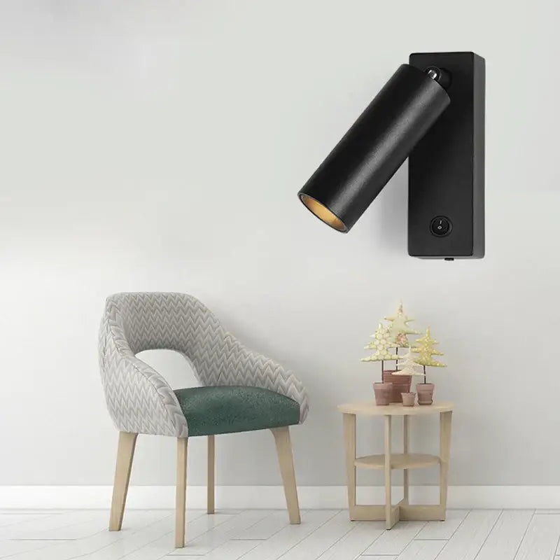 Black Tricolor Wall Spotlight