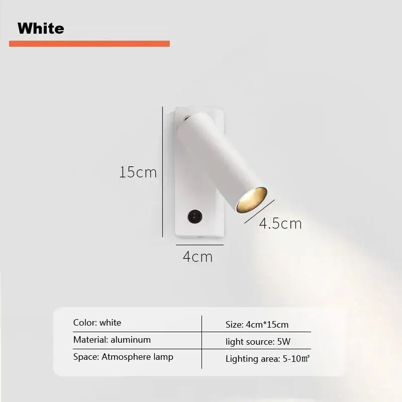 Black Tricolor Wall Spotlight